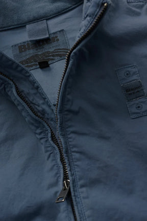 BLAUER BADGER DYED Antivento Uomo Senza Cappuccio Blu