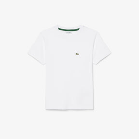 LACOSTE T-Shirt Bambino/Bambina Basic Bianca