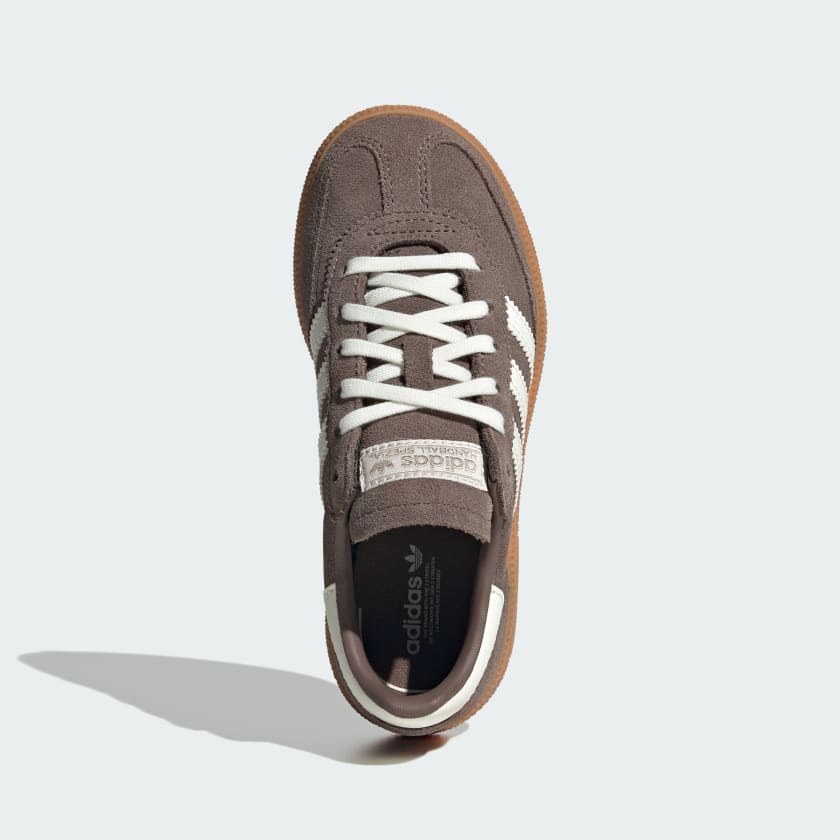 Adidas Handball Spezial Sneaker Bambino Marrone Camoscio Strisce Bianche