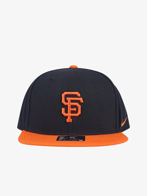 NIKE Cappello con visiera piatta san francisco giants Nero/Arancione Con Logo Ricamato (Copia)
