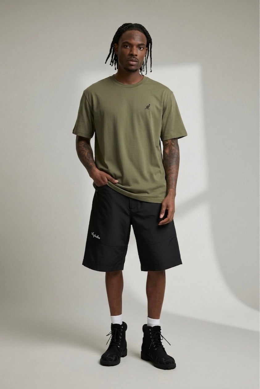 Australian Completino T-Shirt e Pantaloncino Uomo Verde Nero