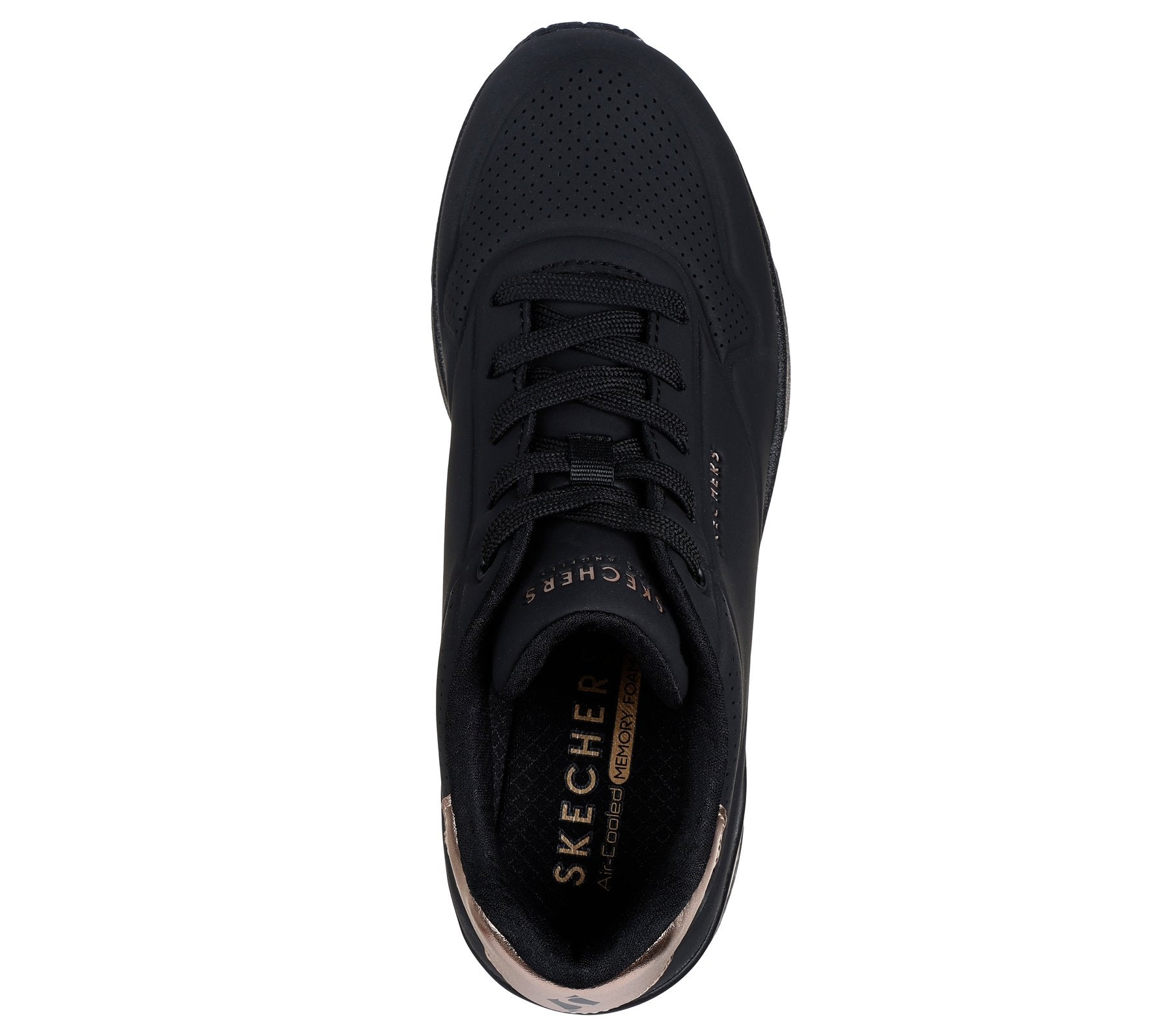 177520/BBK Skechers Donna Uno Wedge Nere 26/27
