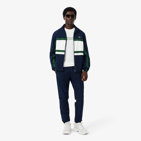 LACOSTE Tuta In Microfibra Logo Retro Blu/Bianca