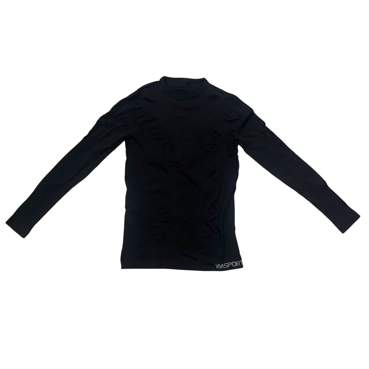 VIVASPORT Maglia Termica a Maniche Lunghe BASIC Nero