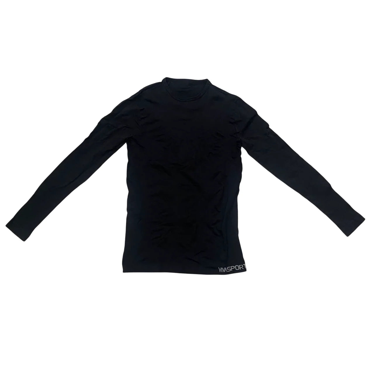 VIVASPORT Maglia Termica a Maniche Lunghe BASIC Nero