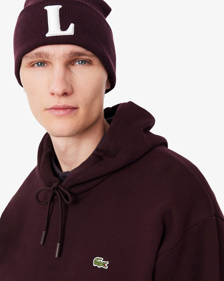 LACOSTE Felpa Con Cappuccio Bordeux