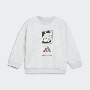 ADIDAS Tuta Felpata Bambina Topolino Grigia