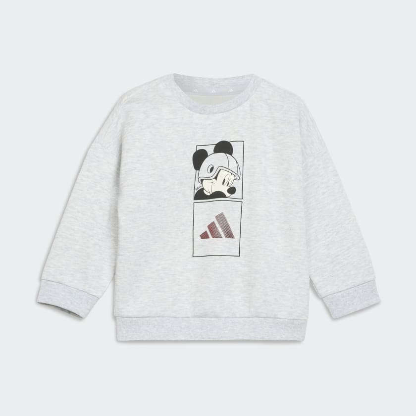 ADIDAS Tuta Felpata Bambina Topolino Grigia