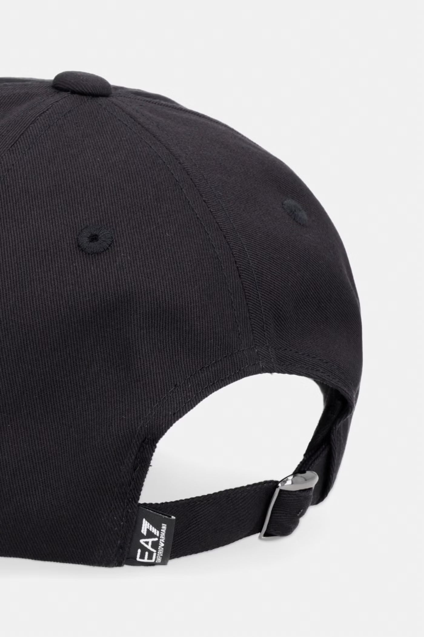 EA7 Cappello Nero/Bianco Visiera Curva