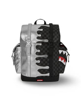 SPRAYGROUND Zaino Silver Side Drip Check Nero/Silver