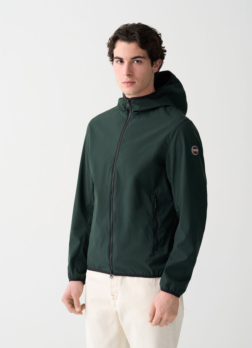 COLMAR Antivento Sfoderato Con Cappuccio Verde
