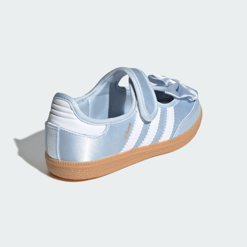 ADIDAS Samba ballerina  Bambina Collaborazione Disney Jane Azzurra Con Fiocco Azzurra Strisce Bianche