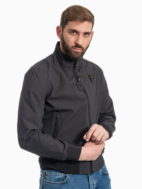 BLAUER Anson Antivento Uomo Senza Cappuccio Nero