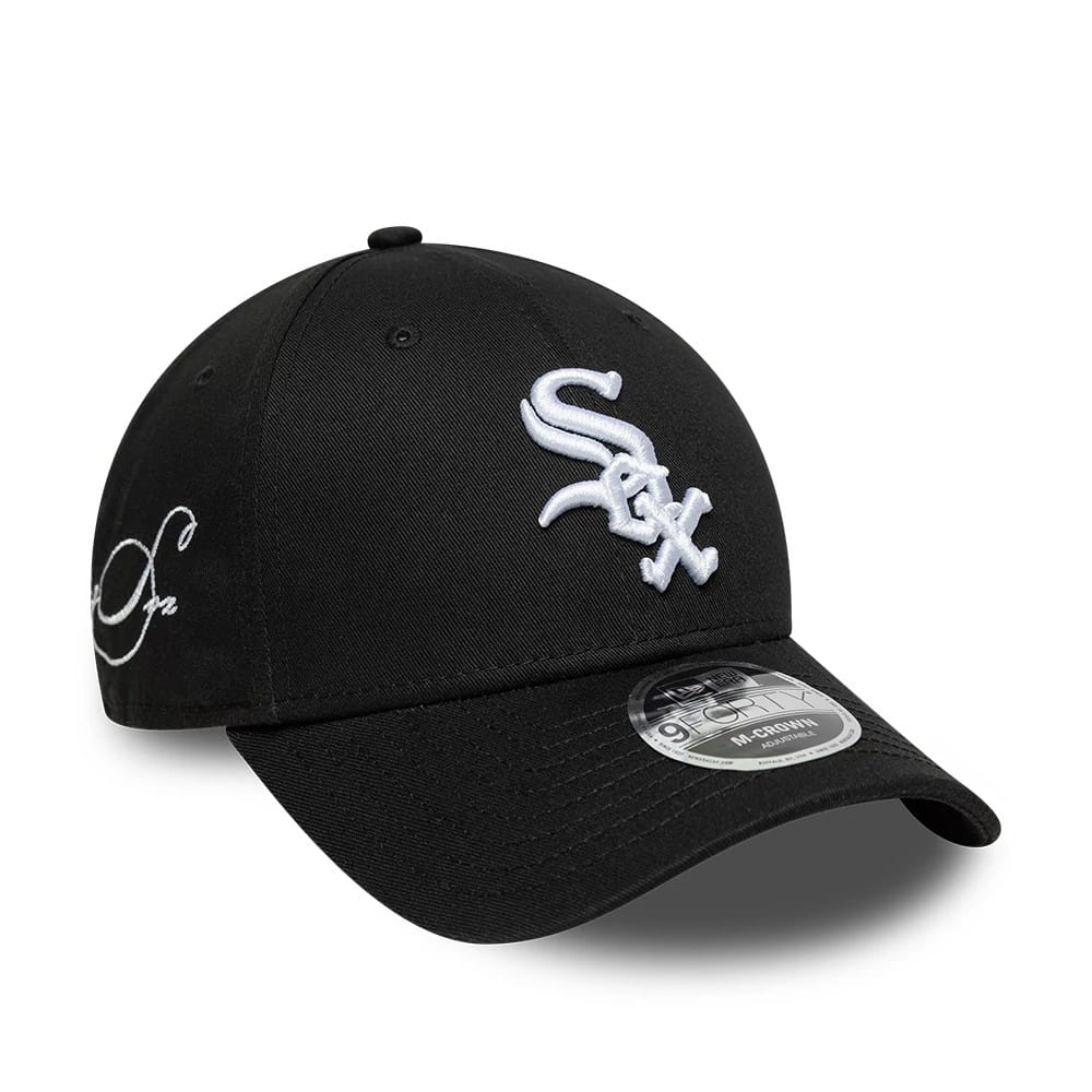 NEW ERA CAP 9FORTY M-Crown Chicago White Sox MLB Side Script Nero