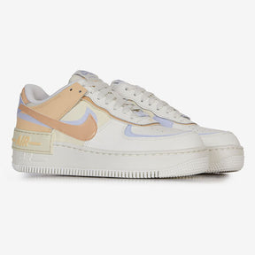 NIKE Scarpa In Pelle AF1 Shadow Beige/Cammello