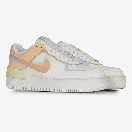 NIKE Scarpa In Pelle AF1 Shadow Beige/Cammello