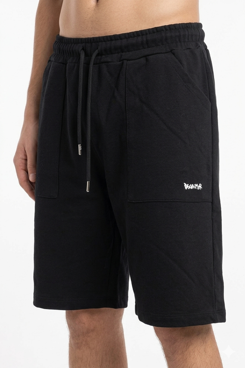 DISCLAIMER Pantaloncino Corto Logo Piccolo Nero