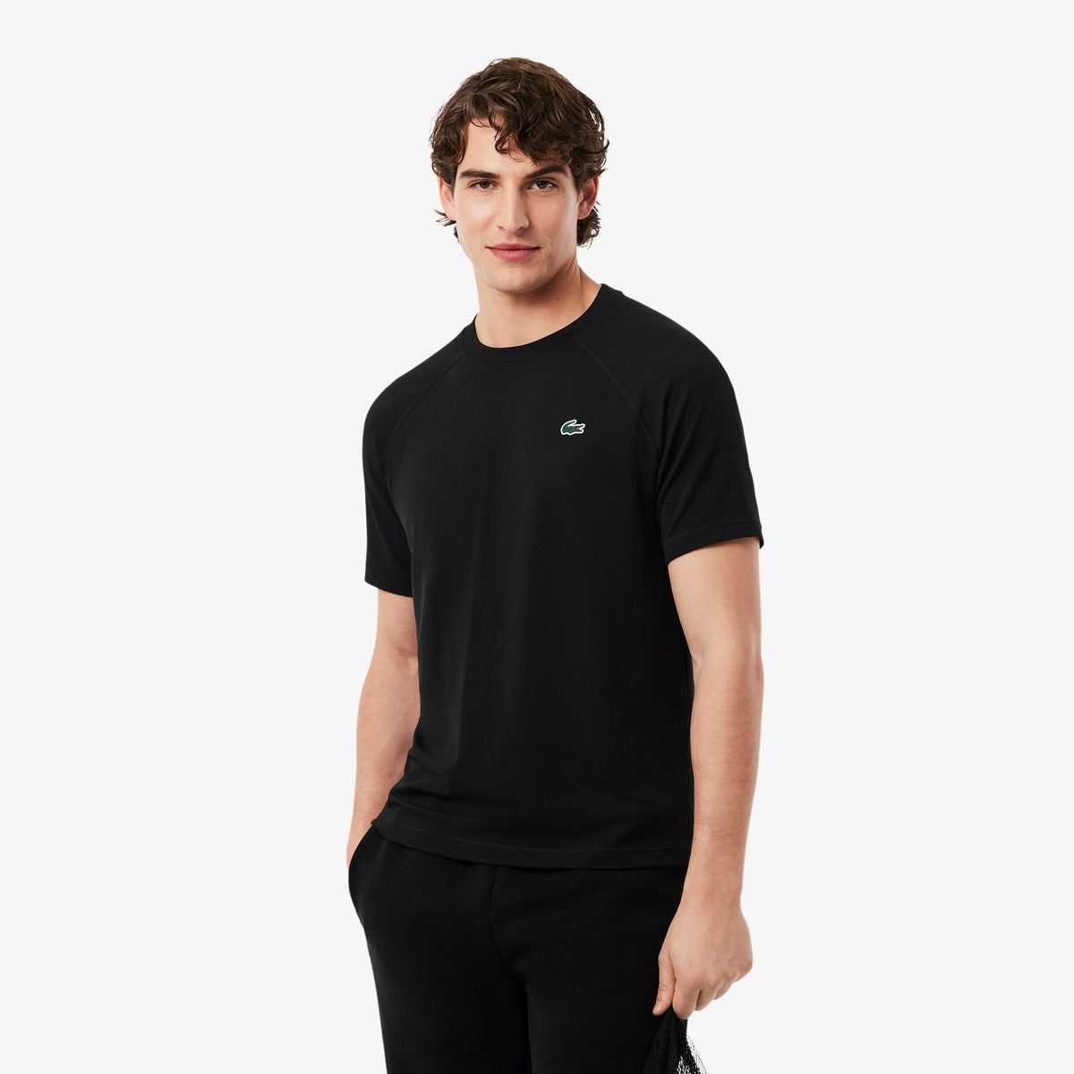 LACOSTE Completino Ultra Dry Maglietta e Pantaloncino Nero/Nero