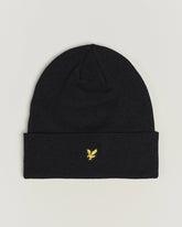 LYLE&SCOTT Cappello Ribbed Beanie In Lana Nero