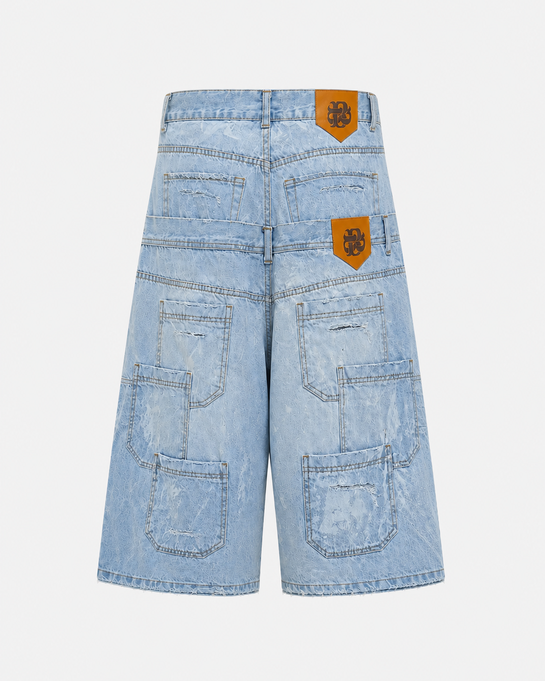 BUTISH Jeans Jorts Chiaro