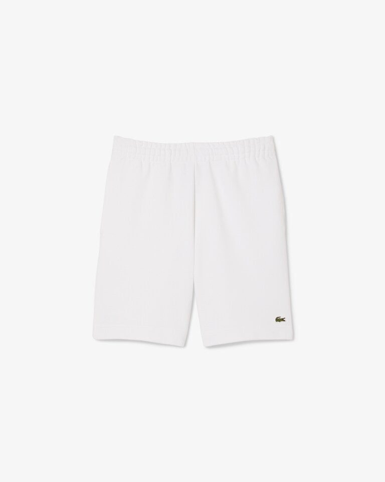 LACOSTE Pantaloncino In Cotone Basic Bianco