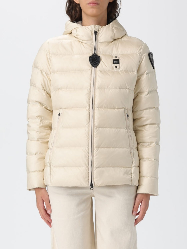 BLAUER Giubbotto Donna Piumino Invernale Fasciato Beige