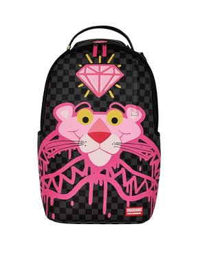 SPRAYGROUND x Pantera Rosa Zaino In Pelle Nero/Rosa