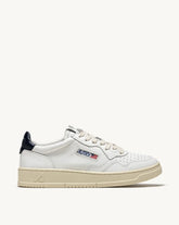 Autry AUTRY Medialist In Pelle Talloncino Blu - Scarpe - Tommaseo Clothing