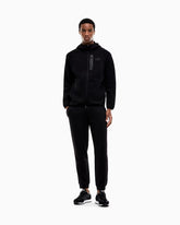 EMPORIO ARMANI Tuta Completa Con Zip E Cappuccio Nero