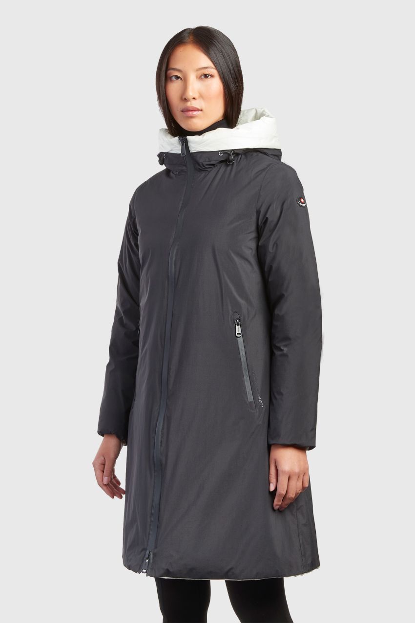 CANADIENS DONNA Giubbotto 0.72 Tech Reversibile Nero/Bianco