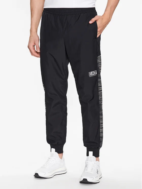 EMPORIO ARMANI Tuta Completa Con Zip e Cappuccio Nero
