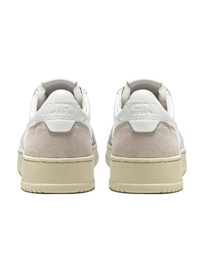 AUTRY Medialist In Pelle e Suede Talloncino Bianco