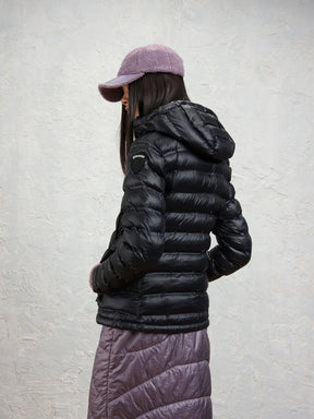 BLAUER Giubbotto Corto Ellis Ovattato Con Cappuccio Donna Nero