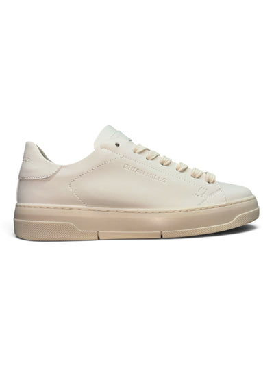BRIAN MILLS Sneaker In Pelle Beige