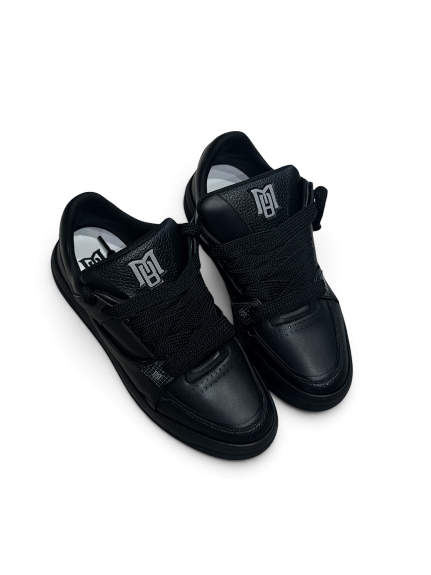 BRIAN MILLS Sneaker In Pelle Mod. Amiri Tutta Nera