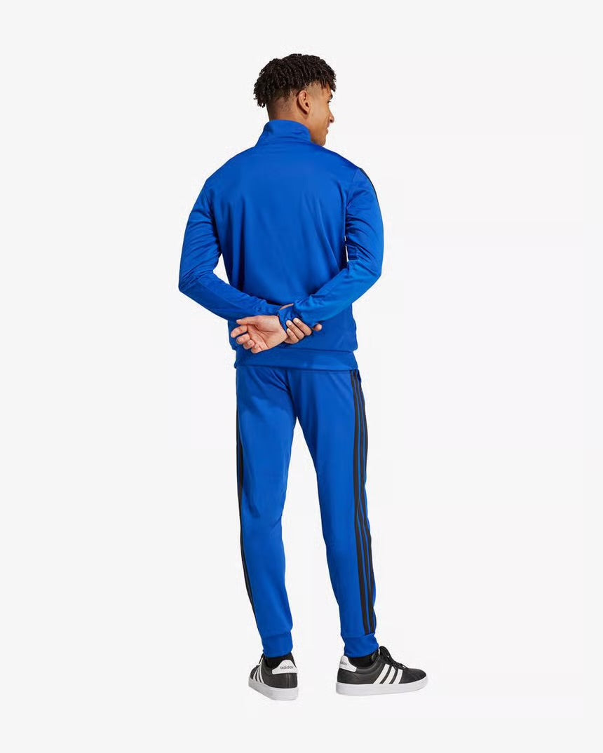 ADIDAS Tuta Acetata Con Zip Senza Cappuccio Blu Elettrico/Nero 2025/2026