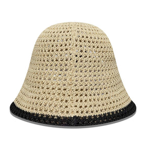 NEW ERA Cappello Pescatore Bucket New York Yankees MLB Knitted Explorer Beige Chiaro Donna