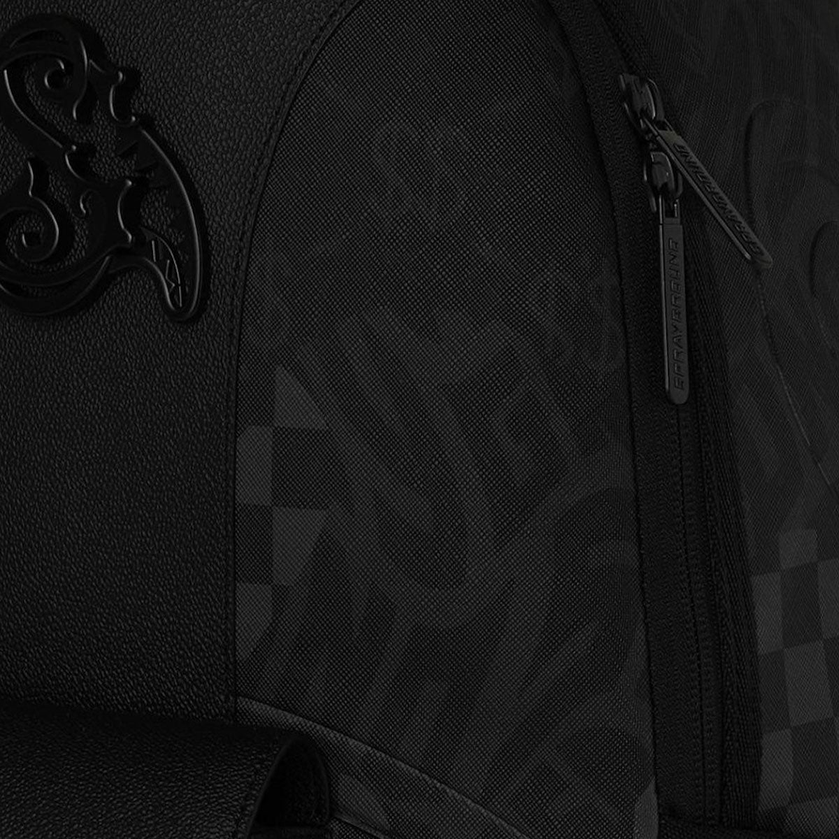 SPRAYGROUND Zaino 4Am Mix Up V2 Con Tascone Nero