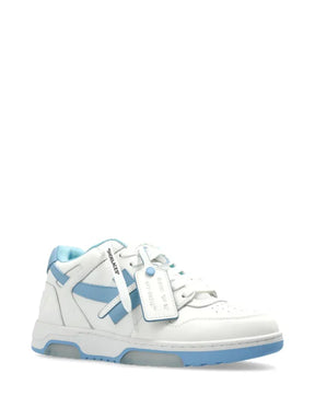 OFF-WHITE OUT OF OFFICE CALF LEATHER White/Light Blue