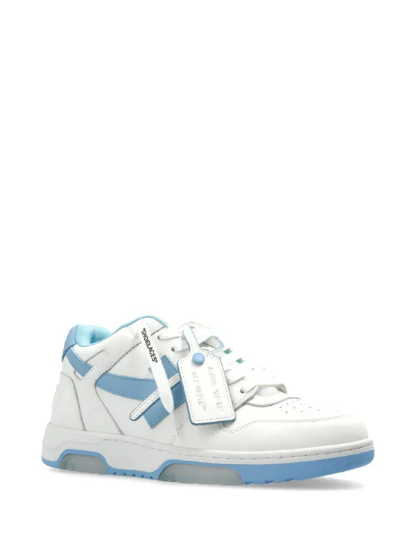 OFF-WHITE OUT OF OFFICE CALF LEATHER White/Light Blue