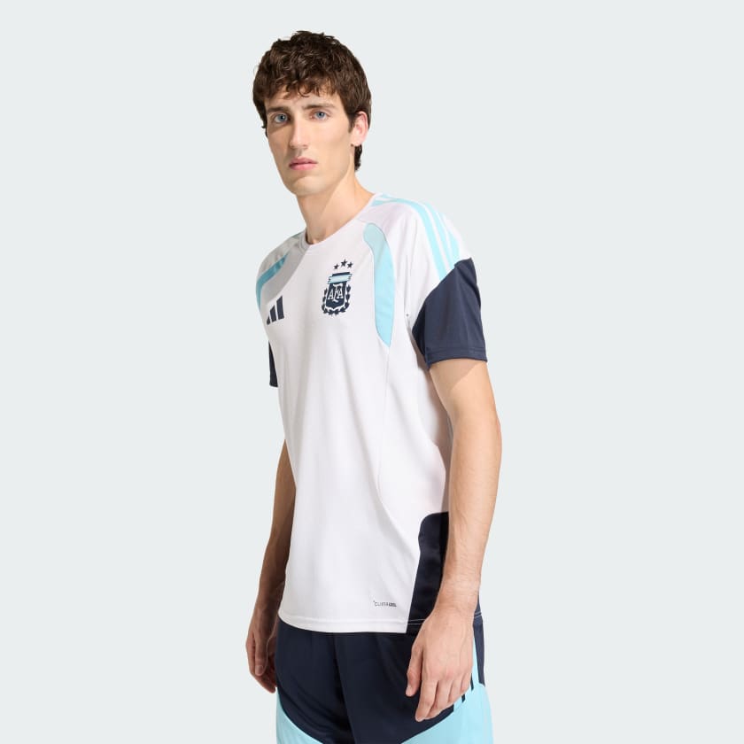 ADIDAS Completino Argentina T-Shirt e Pantaloncino Bianca/Celeste