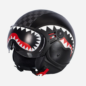 SPRAYGROUND Casco SHARKS IN PARIS HELMET Nero/Grigio