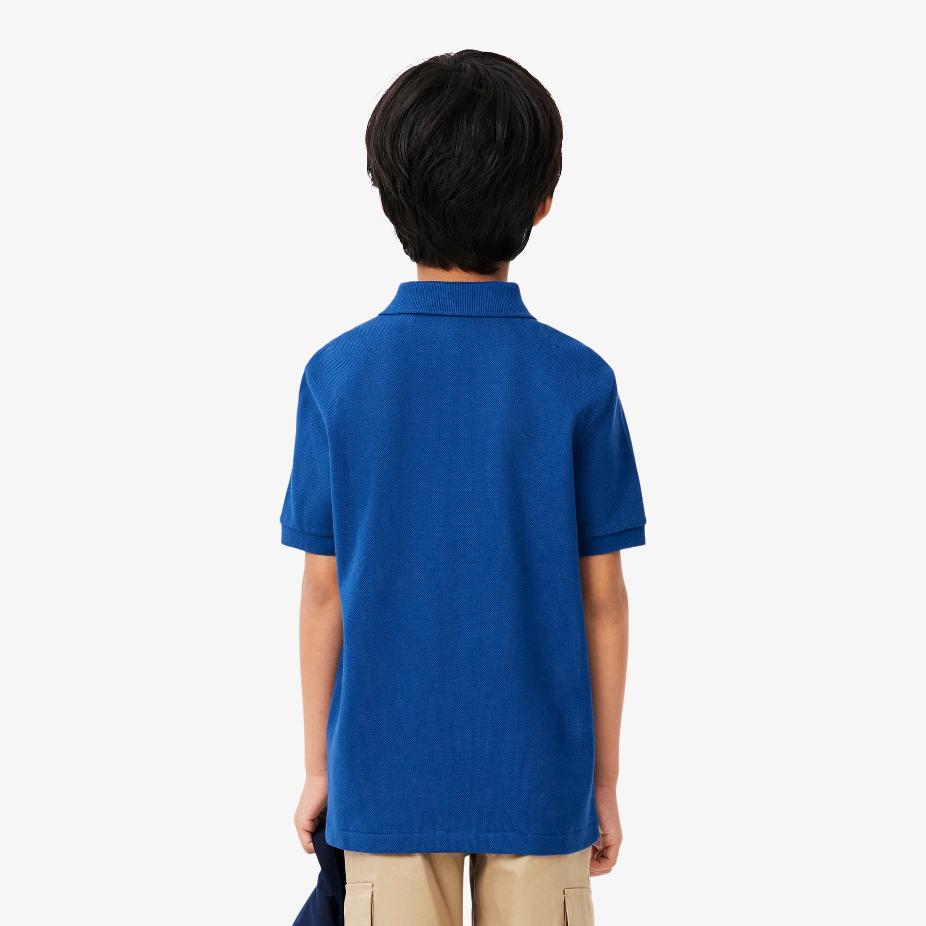 LACOSTE Polo In Cotone Piqué Bambino/Bambina Basic Blu Elettrico