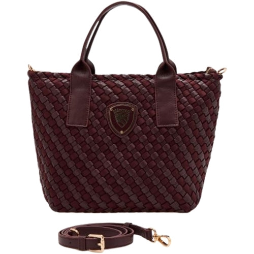 BLAUER Tote Bag Con Logo Bordeux