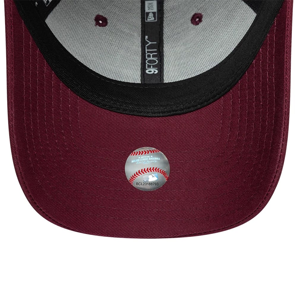 NEW ERA CAP 9FORTY LA Dodgers MLB Team Outline Rosso Scuro