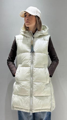 TREZ GIUBBOTTO SMANICATO DONNA FASCIATO LUNGO  BEIGE