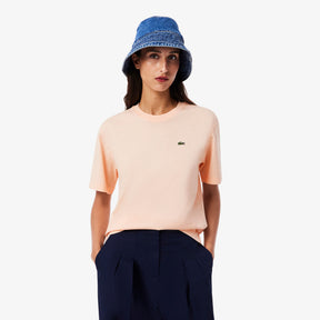 LACOSTE T-Shirt Basic Donna Rose Pale