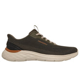 Skechers Slip Ins Relaxed Fit Sneaker Olive