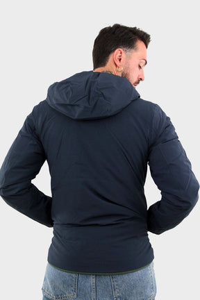 K-WAY Giubbotto Piumino Invernale Jack Warm Double Blu/Verde