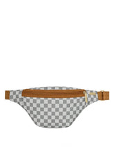 SPRAYGROUND Marsupio In Pelle 3AM CREAM SAVVY Grigio/Bianco